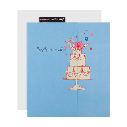 3-Tier Cake Design Wedding Card