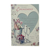 On Your Engagement Roses and Gifts Design Celebrity Style Congratulations Card