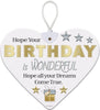 BIRTHDAY HeartFelts Hanging Plaque