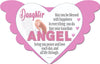 DAUGHTER Angel Heart Design Plaque