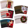 Pack of 30 in 5 Thomas Kinkade Designs, Red Door, Wreath, Santa Claus Multipack Christmas Card