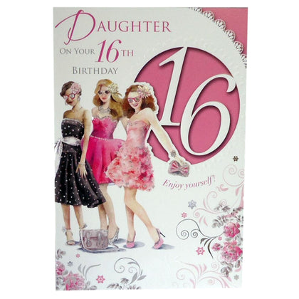 Daughter 16th Birthday Card