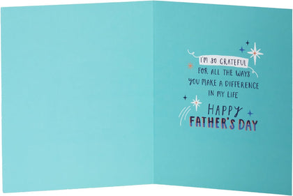 Blue Design Like a Dad Father's Day Card