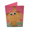 Age 03 Female Juvenile Cute Cat Design Birthday Card