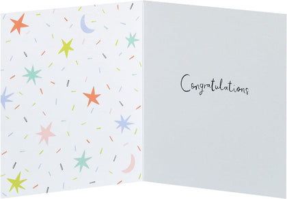 Fun Confetti Design Graduation Card