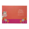 To Great Granddaughter Giraffe with Flowers Design Juvenile Birthday Card