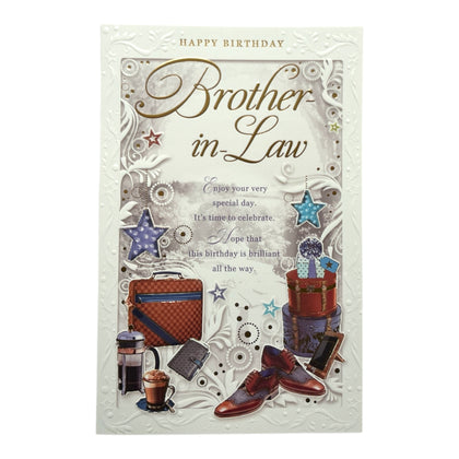 Brother In Law On Your Birthday Design Opacity Card