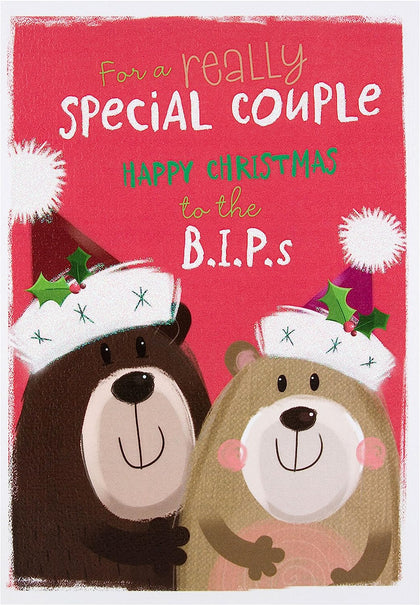 Special Couple Christmas Card 'BIPs'