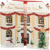 Festive House Shaped Design From Our House to Yours Christmas Card