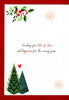 Embellished Magnifique Sister & Brother-In-Law Large Christmas Card