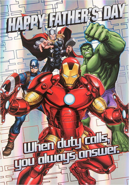 Marvel Father's Day Card 