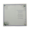 Thinking Of You White Flowers Design Opacity Sympathy Card