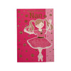 To Nan Girl Juvenile Girl Dancing Pink Birthday Card