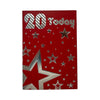 Age 20 Male Traditional Stars Design Birthday Card