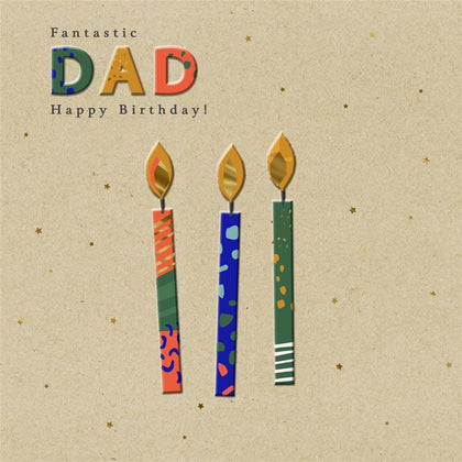 Sentimental Verse Fantastic Dad Birthday Greeting Card