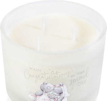 Me to You Tatty Teddy 3-Wick Wedding Congratulations Candle