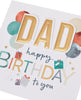 Balloons Design Dad Birthday Card