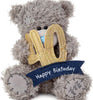 Me to You Tatty Teddy 40th Birthday Bear Holding a 40 Banner