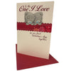 One I Love 1st Valentine's Day Me to You Bear Card