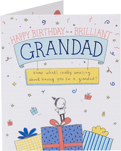 Sketch Design Grandad Birthday Card