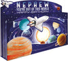 Spectacular 3D Space Out Of This World Nephew Birthday Card