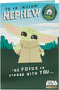 Disney The Mandalorian Grogu Baby Yoda Nephew Birthday Card with Badge