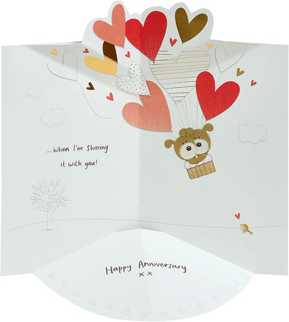 Lovely Design Husband Anniversary Card