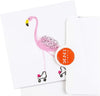 Fun Flamingo Design Any Occasion Open Card