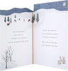 Traditional Illustrated Design Dad Christmas Card