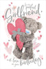 Bear And Heart 3D Holographic Perfect Girlfriend Birthday Card