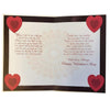 Man In My Life Sentimental Verse Love Double Heart Valentine's Day Card