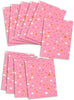 Pack of 10 Contemporary Neon Pink Pattern Design Any Ocassions Cards With Envelopes