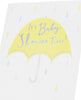 Umbrella Design Baby Shower Card