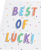 Colourful Spotty Design Good Luck Card