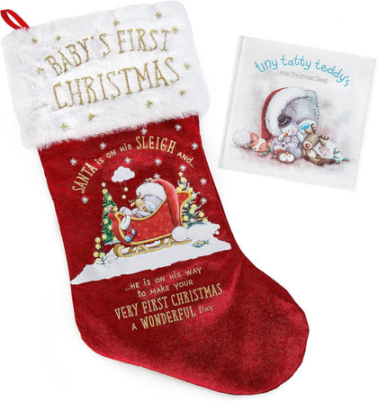 Me to You Tiny Tatty Teddy Baby's 1st Stocking and Story Book Set