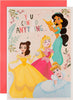 Extra-Large Disney Princess Design Birthday Card