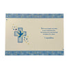 For Special Son Dove And Cross Blue Design Confirmation Religious Greeting Card