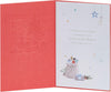 Sweet Sentiments Baby Girls 1st Christmas Card