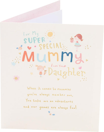 Heartfelt Design From Your Daughter Mother's Day Card