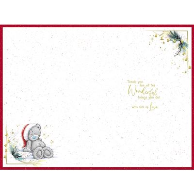 Bear With Carol Book Mammy Christmas Card