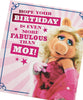 Disney The Muppets  Miss Piggy Design Birthday Card