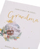 Rabbits Design Grandma Christmas Card