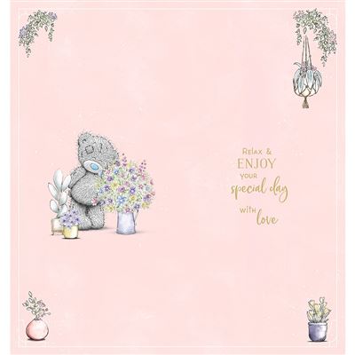 Bear With Table Just For You Nannie Mother's Day Card