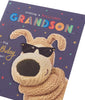 Boofle with Sunglasses Grandson Birthday Card