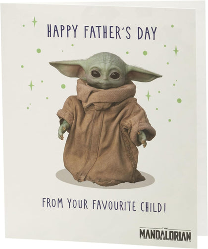 Disney The Mandalorian Funny Design Father's Day Card