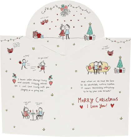 Wife Lovely Words Christmas Large Card