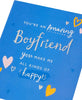 Sentimental Design Boyfriend Birthday Card