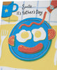 Funny Breakfast Design Father's Day Card