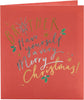 Red & Gold Design Brother Christmas Card