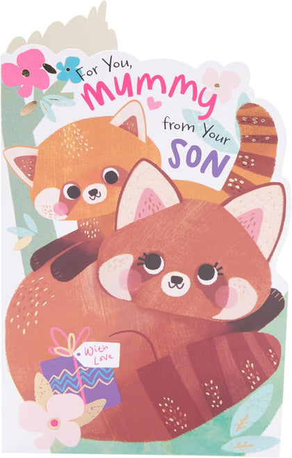 Cute Animal Design From Your Son Mother's Day Card